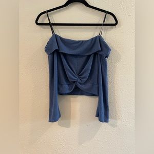 Blue crop top💙